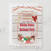 Kerstkoek Uitwisselings Mason Jar Uitnodigingen (Voorkant)