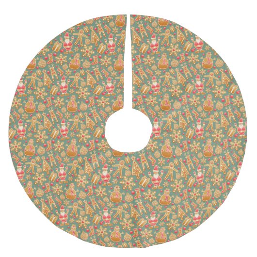 Kerstkoek van gemberkoek kerstboom rok (Voorkant)