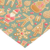 Kerstkoek van gemberkoek medium tafelloper (Hoek)