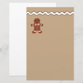 Kerstkoekbriefpapier Briefpapier (Voorkant / Achterkant)