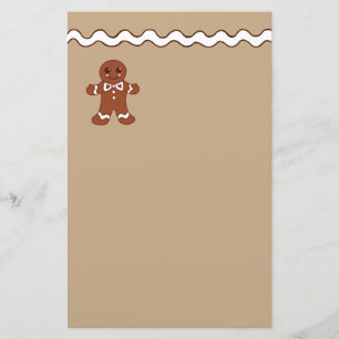 Kerstkoekbriefpapier Briefpapier