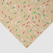 Kerstkoekje achtergrond tissuepapier (Detail)