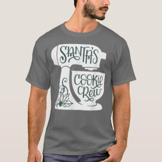 Kerstkoekje Baking Santas Cookie Crew Gingerb T-shirt