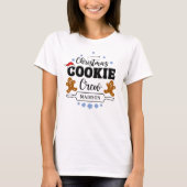 Kerstkoekje Bakken Crew Vakantie Bakken Team T-shirt (Voorkant)