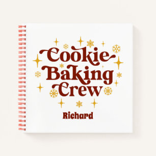 Kerstkoekje bakken crew voeg recept kinder notitieboek