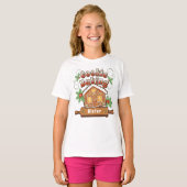 Kerstkoekje bakken peperkoek Huis - T-shirt (Voorkant volledig)