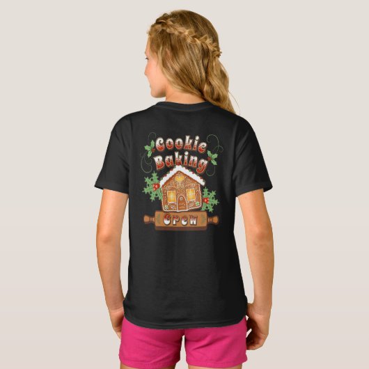 Kerstkoekje bakken peperkoek Huis - T-shirt (Achterkant volledig)