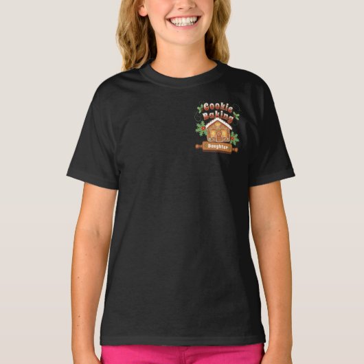 Kerstkoekje bakken peperkoek Huis - T-shirt (Voorkant)