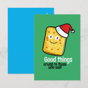 kerstkoekje bedankkaart