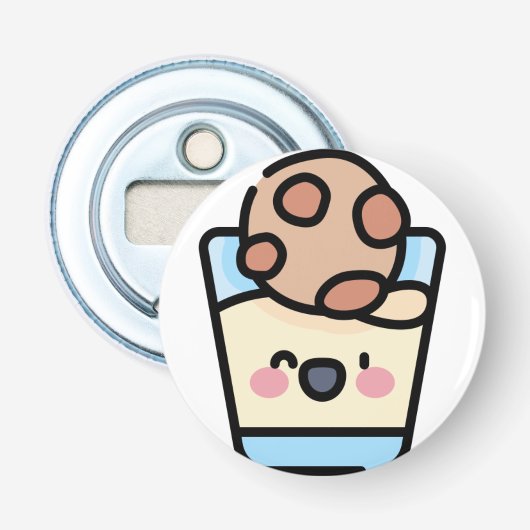 kerstkoekje button flesopener (Voorkant)