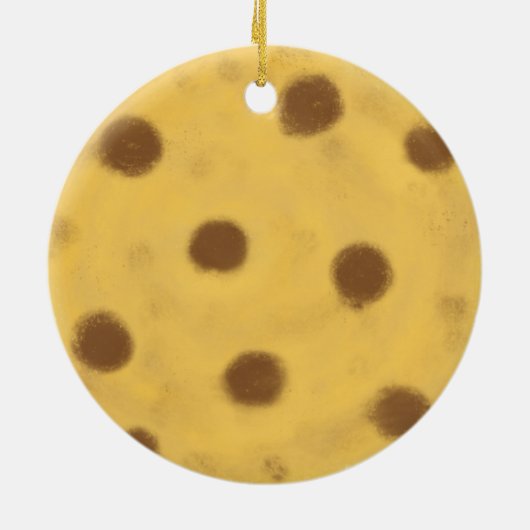 kerstkoekje choco keramisch ornament (Achterkant)