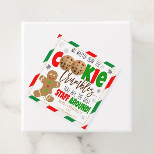 Kerstkoekje Dank je cadeau Label (In situ)