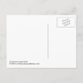 Kerstkoekje Diefstal Feestdagenkaart (Achterkant)