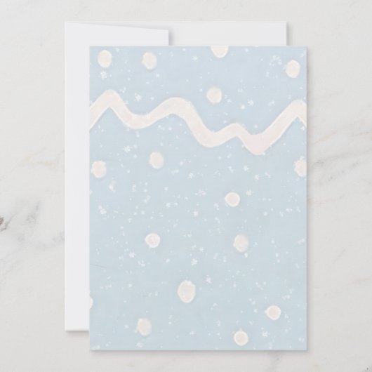 Kerstkoekje eerste verjaardag jongen kaart (Achterkant)