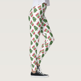 Kerstkoekje en koffie leggings