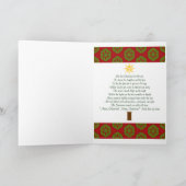 Kerstkoekje Feestdagen Kaart (Binnen)