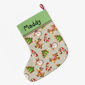 kerstkoekje grote kerstsok (Achterkant (Hangend))