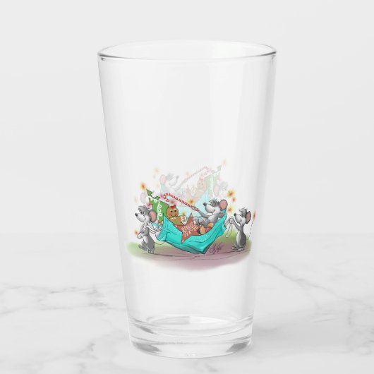 Kerstkoekje Heist Glass Cup Glas (Achterkant)