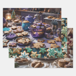 Kerstkoekje Inpakpapier Vel