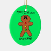 kerstkoekje keramisch ornament (Rechts)