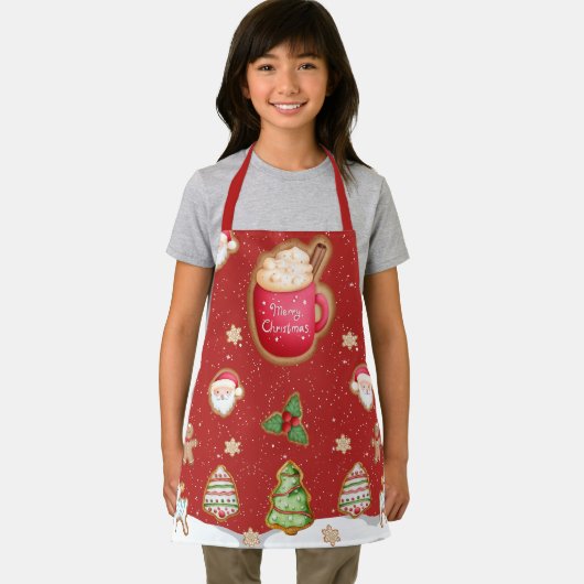 Kerstkoekje Kinder Apron Schort (Insitu)