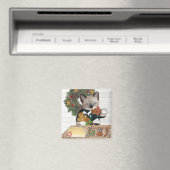 Kerstkoekje Kitten Magnet (Insitu (Vaatwasser))