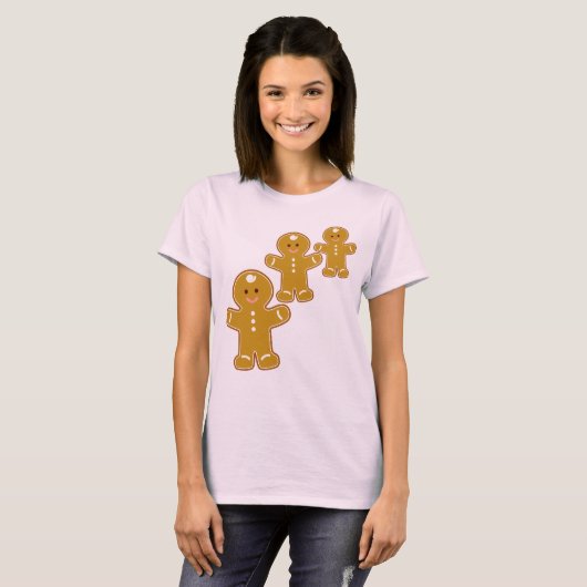 Kerstkoekje mama Tee Shirt (Voorkant volledig)