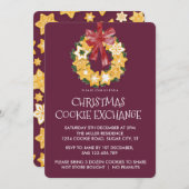 Kerstkoekje met diepe achtergrond kaart (Voorkant / Achterkant)