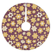 Kerstkoekje met diepe achtergrond kerstboom rok (Voorkant)