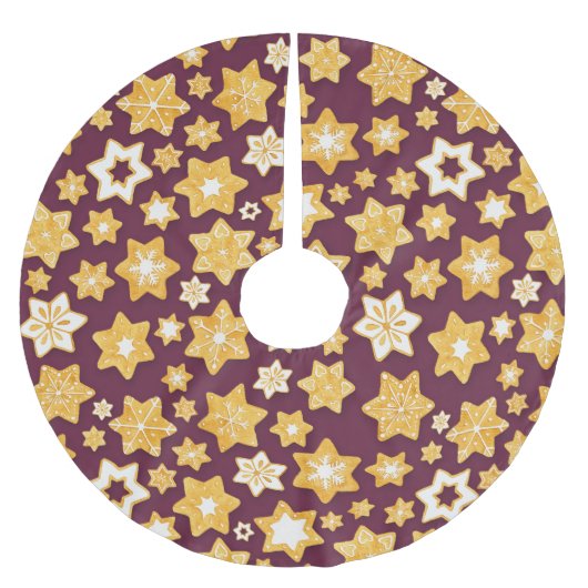 Kerstkoekje met diepe achtergrond kerstboom rok (Voorkant)