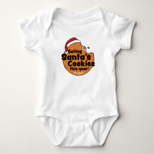 Kerstkoekje met kerstkoekjes Yolo Hashtag Romper