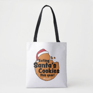 Kerstkoekje met kerstkoekjes Yolo Hashtag Tote Bag