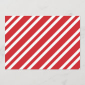 Kerstkoekje Oneerlijke Eerste Verjaardagsfeest Programmakaart (Achterkant)