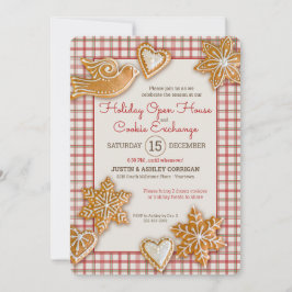 Kerstkoekje | Pijnwerk | Holiday Open House Kaart