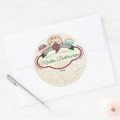 Kerstkoekje snoep uit de keuken van sticker (Envelop)