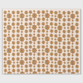 Kerstkoekje Snowflake Cadeaupapier (Vlak)