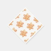 Kerstkoekje Snowflake Servet (Hoek)