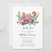 Kerstkoekje Sweet Love Holiday Vrijgezellenfeest Kaart (Voorkant)