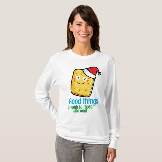  kerstkoekje t-shirt (Voorkant volledig)