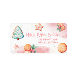 Kerstkoekje twee zoet etiket