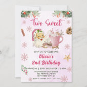 Kerstkoekje Twee zoete 2e verjaardag Kaart (Voorkant)