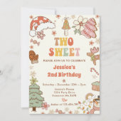 Kerstkoekje Twee zoete 2e verjaardag Kaart (Voorkant)