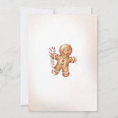 Kerstkoekje Twee zoete 2e verjaardag Kaart (Achterkant)