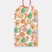 Kerstkoekje vakantie gunst cadeau label cadeaulabel (Achterkant)