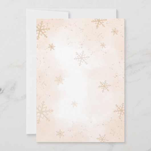 Kerstkoekje versieren kerstfeest kaart (Achterkant)