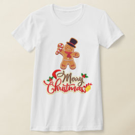 Kerstkoekje Wit shirt voor Vrouwen