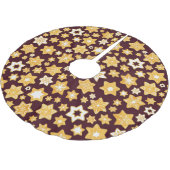 Kerstkoekje Wreath met de achtergrond van Bourgogn Kerstboom Rok (Gekanteld)