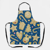 Kerstkoekjes All-Over Print Apron Schort (Voorkant)