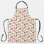 Kerstkoekjes All-Over Print Apron Schort (Voorkant)