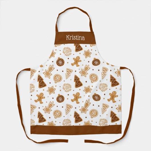 Kerstkoekjes Apron Schort (Voorkant)